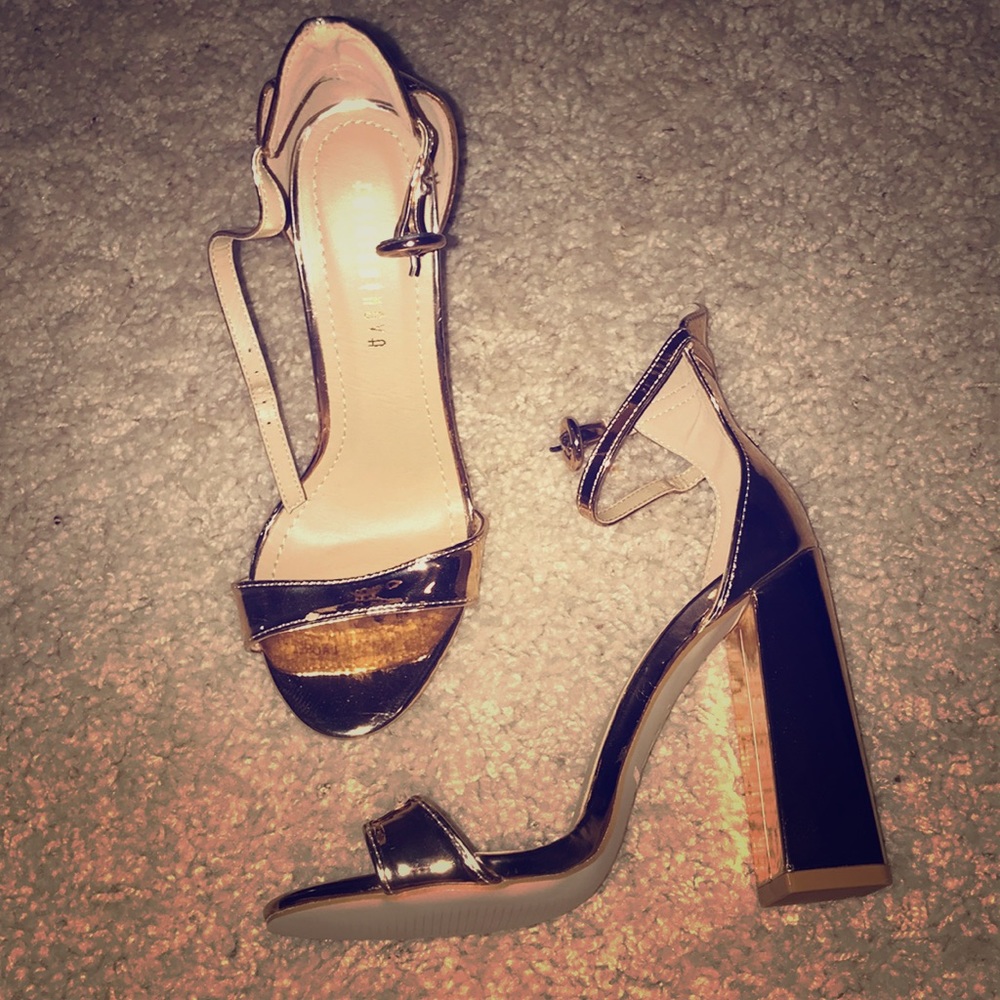 Rose gold heels